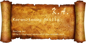 Keresztessy Atilla névjegykártya